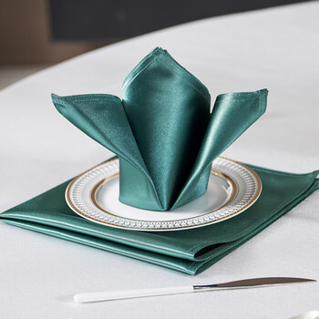 创京懿选酒店餐巾布酒店口布饭店专用折花餐巾布西餐围脖子小方巾宴会