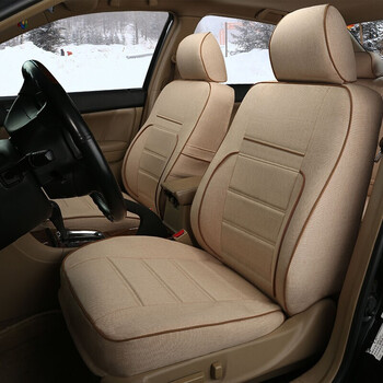 全包7座汽车座套亚麻棉宝骏730别克gl8途安夏朗森雅七座布艺坐椅套