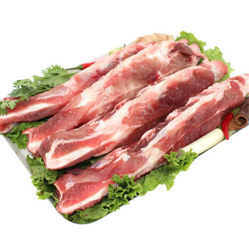 猪胸骨新鲜猪脆骨猪软骨猪排骨带肉猪大骨筒骨冷冻猪骨味滋源5斤特惠