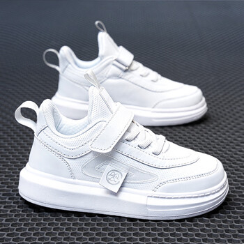 男童鞋子2023春季新款儿童运动鞋中大童小白鞋男孩春秋板鞋小学生白色