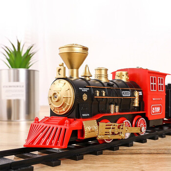 蒸汽火车轨道套装系列儿童玩具1-3-5-7-9-12岁以上儿童卡通玩具火车