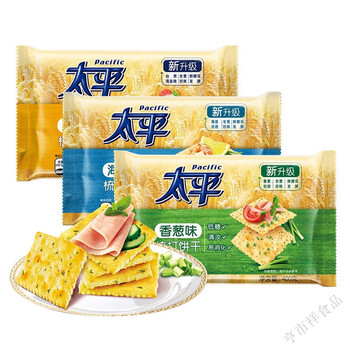 关注店铺联系客服亨市祥食品专营店太平800g香葱奶盐梳打饼干量贩装