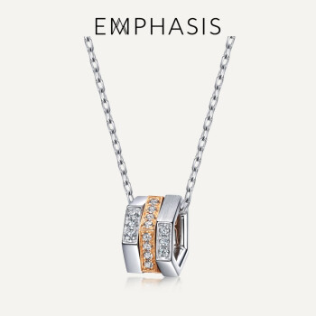 EMPHASIS艾斐诗 「冠」系列 钻石项链 18K金 小蛮腰套链 90604U预订 47cm