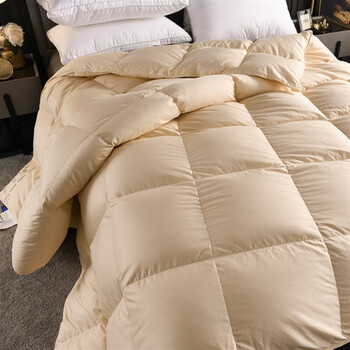 繁悦五星级酒店羽绒被100白鹅绒春秋被芯夏季空调被子冬被金色100支