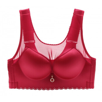 肥婆胖女人性感200斤收副乳聚拢300胖mm薄款文胸女无痕抹胸全罩杯内衣