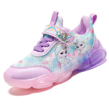 gduckkids冰雪奇缘鞋子冰雪奇缘女童鞋子爱莎公主鞋夏季薄款儿童运动