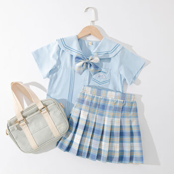 佳琪商场同款女装jk制服裙套装夏季学院风连衣裙小学生正版gk裙子夏装