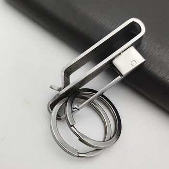 运动裤松紧钥匙扣 不锈钢运动裤钥匙扣 皮带钥匙扣 快取卡裤扣 男士