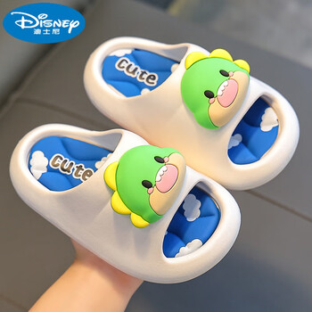 迪士尼(disney)男童凉拖鞋夏季儿童卡通浴室防滑室内踩屎感小孩拖鞋
