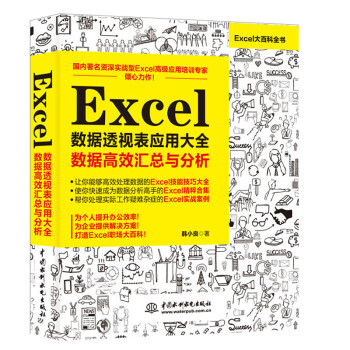 Excel数据透视表应用 数据汇总与分析 韩小良 Excel2016数据透视表使用操作技能与技巧应用