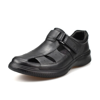 爱步(ecco)商场男鞋牛皮舒适厚底百搭凉鞋欧美罗马鞋防滑舒适凉皮鞋