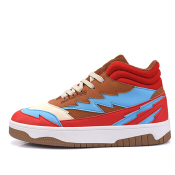 卡帕kappa官方旗舰店官方男鞋冬季新款国潮运动高帮鞋子厚底增高轻便