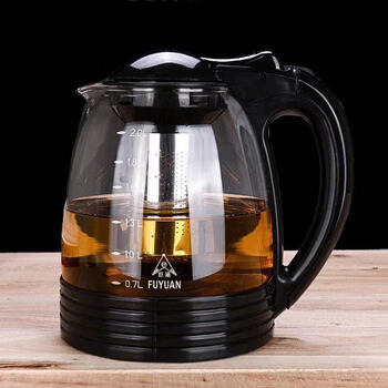 花茶壶办公室精致凉水杯沏绿茶茶具套装会议室凉水壶2000ml茶壶单件