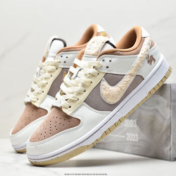 sbdunklow兔年米白棕低帮复古女4莆田官方nike旗舰官网sb兔年米白棕