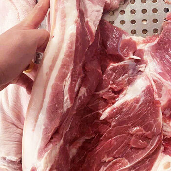 生鲜后腿肉鲜肉现杀土猪肉后上猪肉带皮五花肉块猪前腿肉有皮去骨前上
