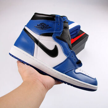 实拍aj纯原乔1高帮小闪电休闲男女潮流板鞋校园运动篮球鞋百搭 小闪电