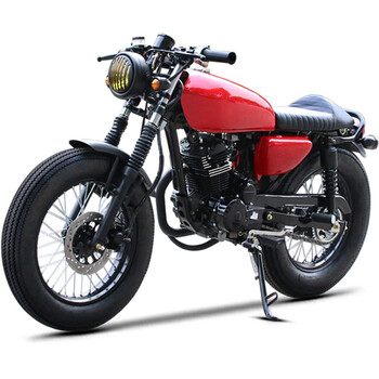 国四电喷复古cg摩托车狒狒摩托车跑车街车重机车燃油车 红色 200cc