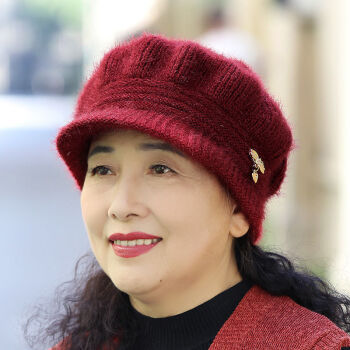 六十岁女人冬天帽子图片