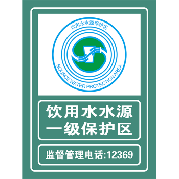 管理指示牌鋁板保護人人有責提示牌農村水資源標識牌sy124060送抱箍