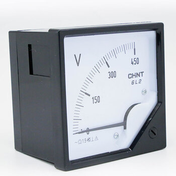 正泰 6l2-v 10kv/100v 交流电流表电压表指针表过载表定制