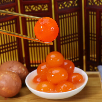 俏滋郎咔芙滋咔芙滋新鲜生咸蛋黄粒广西北部湾红矮树林红心海鸭蛋黄