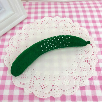 幼儿园作业免剪不织布手工diy材料包草莓水果蔬菜过家家玩具黄瓜