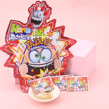 官方旗舰港天劲爆趣味跳跳糖儿童网红糖果高颜值水果味接吻刺激爆珠