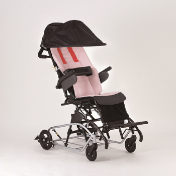 中进儿童轮椅折叠轻便小型超轻便携式脑瘫车手推车小孩偏瘫全瘫少年