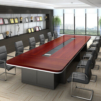 5米会议桌 16把椅子