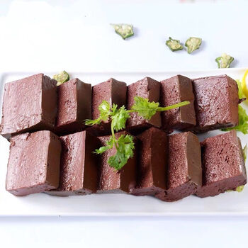 新鲜纯鹅血真鹅血火锅食材配菜熟食老鹅农家做汤即食真空包装大鹅血43