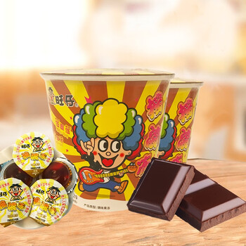 旺旺仔摇滚冻摇摇冻茶冻咖啡冻粘粉果冻布丁零食小吃巧克力冻132g8杯