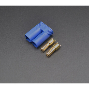 银创航模插头ec8ec5ec3ec2香蕉镀金插头大电流100a动力锂电池可焊接