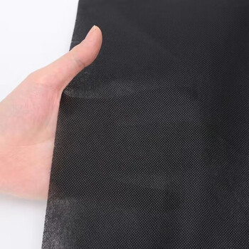 无纺布pp黑色无纺布背景防尘布花箱内衬育苗沙发底布工程防水卫亮黑色