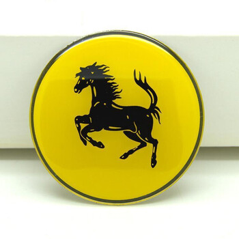 汽车车标贴轮毂中心盖标贴后备箱方向盘贴标轮胎车标贴法拉利车标贴