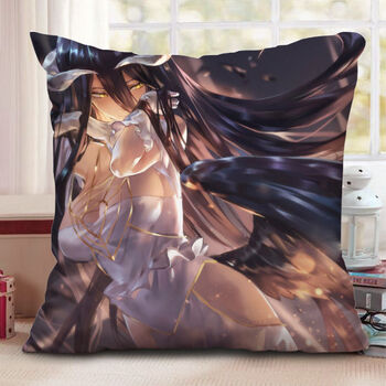 雅儿贝德周边 夏提雅方形抱枕老骨王overlord动漫沙发靠枕头靠背垫 b