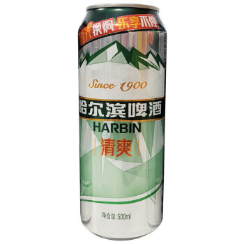 哈爾濱啤酒 harbin beer哈爾濱啤酒 哈啤清爽 整箱500ml*12罐代號50