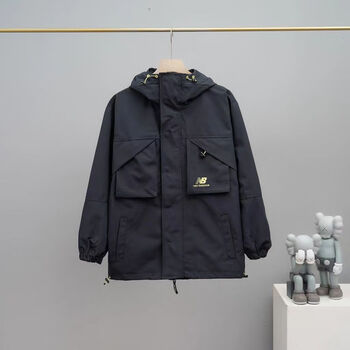 new balance新百伦潮牌春秋冲锋衣外套男女休闲运动连帽宽松工装网红