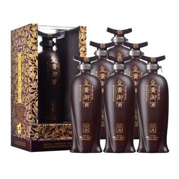 皇沟御酒 经典1988 52度 500ml 纯粮自酿 五粮浓香型白酒 500ml*6