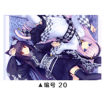 狼天影猫娘乐园海报墙贴画巧克力香子兰动漫学生宿舍卧室房间周边照片