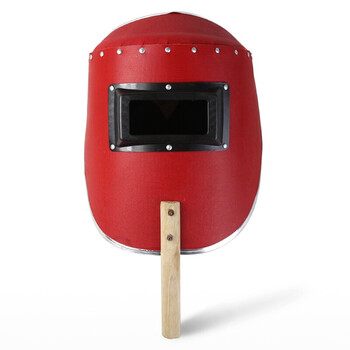 电焊机手持式焊帽面罩抗摔塑料头戴式电焊面罩焊帽手提式焊工面 