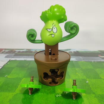 植物大战僵尸植物大站僵尸玩具对战新款 正版:菜问 2个陀螺片