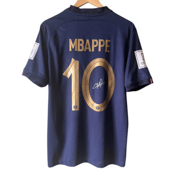 欧陆梵村超法国国家队主场10号姆巴佩签名球衣世界杯决赛版球迷版球迷