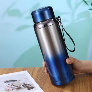 316不锈钢保温杯男女学生户外运动保冷直身杯时尚简约潮流水杯 (星空