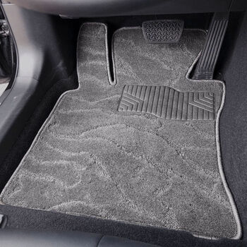 适用于定制汽车绒面丝绒毛地毯式脚垫专车专用丝圈绒毛布脚踏垫原车