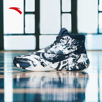 安踏篮球鞋男鞋春季新款高帮汤普森kt6战靴112041101新色上市水墨542