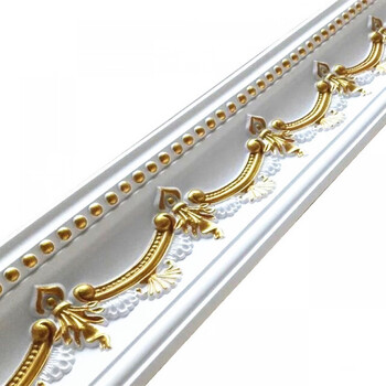 欧式pu阴角线棚顶角线房顶吊顶装饰PVC石膏PS线条背景墙装修材料LYS 