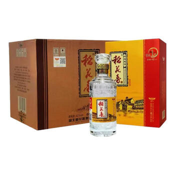 润华年稻花香珍品一号38度42度52度500ml4瓶整箱礼盒装纯粮食酒白酒