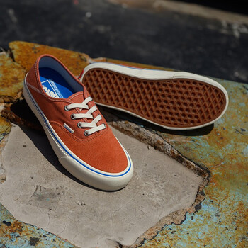 范斯vans官方authentic甜美俏皮舒适活力甜橙帆布鞋出游好鞋橙42