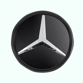奔驰大标镜面车标新c级c200l新e级e300lglc260glagle中网改装1619款