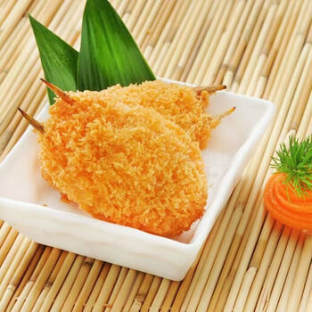 每口知足芙蓉蟹爪黄金蟹钳冷冻半成品油炸海鲜小吃空